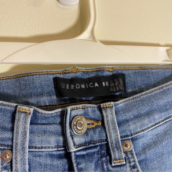 VERONICA BEARD Kate High-Rise Skinny Jeans Two Tone - Picture 9 of 9